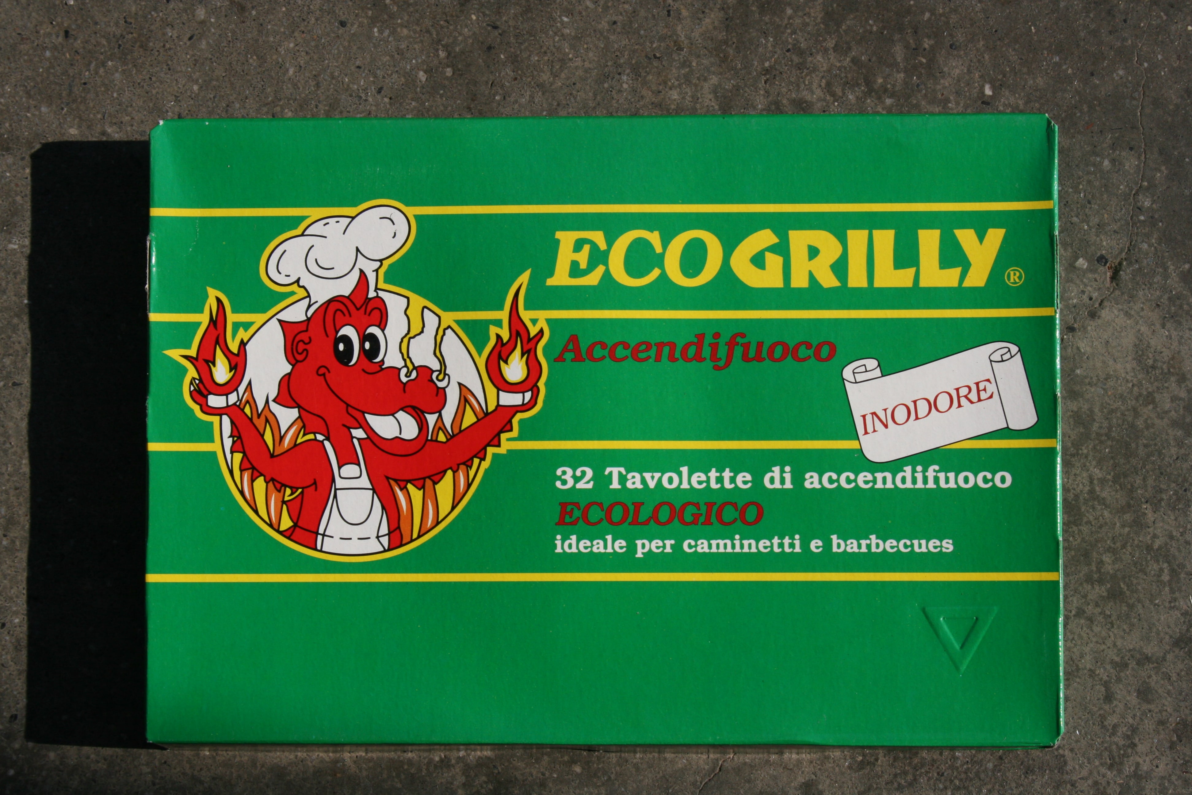 tavolette accendifuoco ecologico grilly